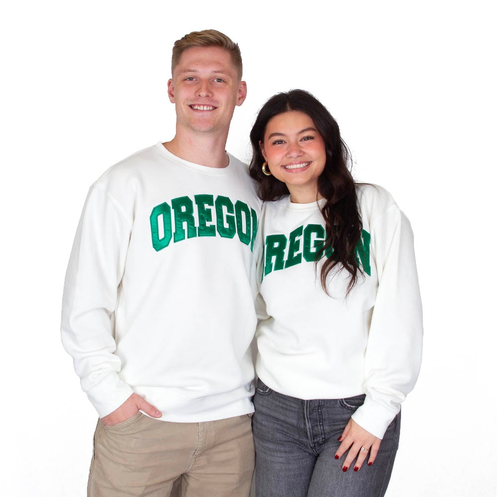 Arched Oregon, Zoozatz, White, Pullover, Polyester Blend, Men, Unisex, Pullover, Sweatshirt, 945013